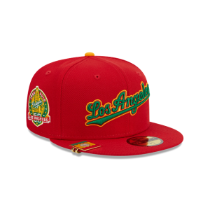 GORRA NEW ERA CAP LOS ANGELES DODGERS MLB CITY FLAG 59FIFTY CERRADA en STOCK