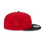 GORRA NEW ERA CAP LOS ANGELES ANGELS MLB MULTI LOGO 59FIFTY CERRADA en STOCK