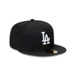 GORRA NEW ERA CAP LOS ANGELES DODGERS MLB TONAL SCRIPT 59FIFTY CERRADA NEGRA en STOCK