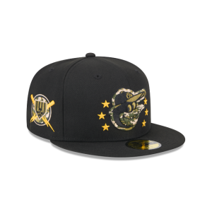 GORRA NEW ERA CAP BALTIMORE ORIOLES MLB ARMED FORCES DAY 2024 59FIFTY CERRADA en STOCK