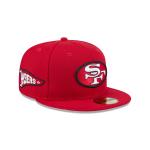 GORRA NEW ERA CAP SAN FRANCISCO 49ERS NFL PENNANT 59FIFTY CERRADA en STOCK