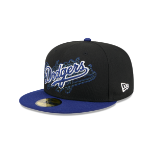 GORRA NEW ERA CAP LOS ANGELES DODGERS MLB SHADOW STITCH 59FIFTY CERRADA en STOCK