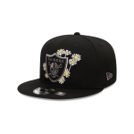 GORRA NEW ERA CAP LAS VEGAS RAIDERS NFL SEASONAL FLOWER 9FIFTY SNAPBACK en STOCK