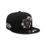 GORRA NEW ERA CAP LAS VEGAS RAIDERS NFL SEASONAL FLOWER 9FIFTY SNAPBACK en STOCK
