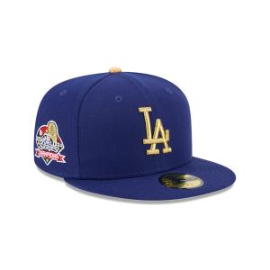 GORRA NEW ERA CAP LOS ANGELES DODGERS MLB GOLD COLLECTION 59FIFTY CERRADA en STOCK