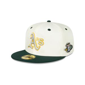 GORRA NEW ERA CAP OAKLAND ATHLETICS MLB MASCOT PIN 59FIFTY CERRADA en STOCK