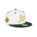 GORRA NEW ERA CAP OAKLAND ATHLETICS MLB MASCOT PIN 59FIFTY CERRADA en STOCK