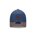 GORRA NEW ERA CAP NEW YORK YANKEES MLB CANVAS CHAINSTITCH 39THIRTY AF ELáSTICA AZUL en STOCK