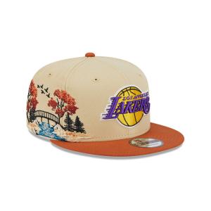 GORRA NEW ERA CAP LOS ANGELES LAKERS NBA FALL LANDSCAPE 9FIFTY SNAPBACK en STOCK