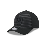 GORRA NEW ERA CAP MILWAUKEE BREWERS MLB FLAG 9FORTY M-CROWN AF SNAPBACK NEGRA en STOCK
