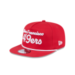 GORRA NEW ERA CAP SAN FRANCISCO 49ERS NFL TEAM TEXT GOLFER SNAPBACK en STOCK