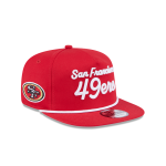 GORRA NEW ERA CAP SAN FRANCISCO 49ERS NFL TEAM TEXT GOLFER SNAPBACK en STOCK