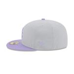 GORRA NEW ERA CAP ATLANTA BRAVES PURPLE LOGO MLB COLOR PACK 59FIFTY CERRADA en STOCK