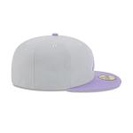 GORRA NEW ERA CAP ATLANTA BRAVES PURPLE LOGO MLB COLOR PACK 59FIFTY CERRADA en STOCK