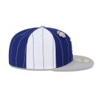 GORRA NEW ERA CAP LOS ANGELES DODGERS MLB PINSTRIPE LEAGUE PIN 59FIFTY CERRADA en STOCK