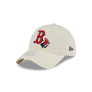 GORRA NEW ERA CAP BOSTON RED SOX MLB WOMEN'S FLORAL 9TWENTY STRAPBACK PARA MUJER en STOCK