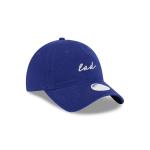 GORRA NEW ERA CAP LOS ANGELES DODGERS MLB SCRIPT 9TWENTY STRAPBACK PARA MUJER en STOCK