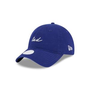 GORRA NEW ERA CAP LOS ANGELES DODGERS MLB SCRIPT 9TWENTY STRAPBACK PARA MUJER en STOCK