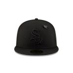 GORRA NEW ERA CAP CHICAGO WHITE SOX BLACKOUT PAPER PLANES X MLB 59FIFTY CERRADA en STOCK