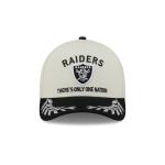 GORRA NEW ERA CAP LAS VEGAS RAIDERS NFL DRAFT 2025 9FORTY M-CROWN AF SNAPBACK BLANCA en STOCK