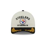 GORRA NEW ERA CAP PITTSBURGH STEELERS NFL DRAFT 2025 9FORTY M-CROWN AF SNAPBACK BLANCA en STOCK