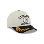 GORRA NEW ERA CAP PITTSBURGH STEELERS NFL DRAFT 2025 9FORTY M-CROWN AF SNAPBACK BLANCA en STOCK