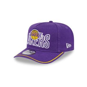 GORRA NEW ERA CAP LOS ANGELES LAKERS NBA CHAIN STITCH GOLFER STRAPBACK en STOCK