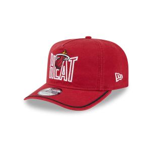 GORRA NEW ERA CAP MIAMI HEAT NBA CHAIN STITCH GOLFER STRAPBACK en STOCK