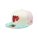 GORRA NEW ERA CAP DIABLOS ROJOS DEL M√©XICO GRAPHIC VISOR LMS GAME CAP 2025 59FIFTY CERRADA en STOCK