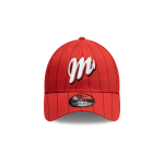 GORRA NEW ERA CAP DIABLOS ROJOS DEL MéXICO PINSTRIPE LMS GAME CAP 2025 9FORTY SNAPBACK en STOCK