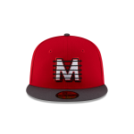 GORRA NEW ERA CAP DIABLOS ROJOS DEL M√©XICO ALTERNATIVO LMB GAME CAP 100 ANIVERSARIO 59FIFTY CERRADA en STOCK