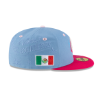 GORRA NEW ERA CAP GUERREROS DE OAXACA ALTERNATIVO LMB GAME CAP 100 ANIVERSARIO 59FIFTY CERRADA AZUL en STOCK