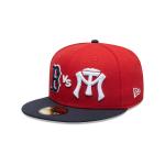 GORRA NEW ERA CAP BOSTON RED SOX VS SULTANES DE MONTERREY 59FIFTY CERRADA en STOCK