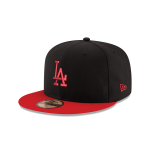 GORRA NEW ERA CAP LOS ANGELES DODGERS TOP SELLERS 59FIFTY CERRADA NEGRA en STOCK