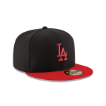 GORRA NEW ERA CAP LOS ANGELES DODGERS TOP SELLERS 59FIFTY CERRADA NEGRA en STOCK