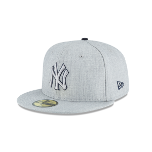 GORRA NEW ERA CAP NEW YORK YANKEES MLB HEATHER LEAGUE COLLECTION 59FIFTY CERRADA en STOCK