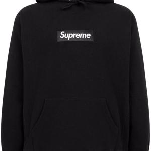 SUPREME HOODIE BOX LOGO TRIPLE BLACK SUDADERA