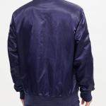 CHAMARRA NTA BRAVES WORDMARK SATIN JACKET MIDNIGHT NAVY en STOCK