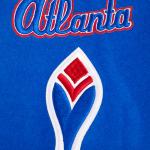 CHAMARRA NTA BRAVES RETRO CLASSIC RIB WOOL VARSITY JACKET ROYAL BLUE RED en STOCK