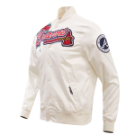 CHAMARRA NTA BRAVES ROSES SATIN JACKET EGGSHELL MULTI en STOCK