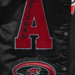 CHAMARRA ZONA DIAMONDBACKS MASH UP M RIB SATIN JACKET BLACK en STOCK