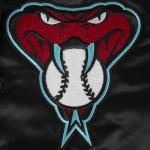 CHAMARRA ZONA DIAMONDBACKS MASH UP M RIB SATIN JACKET BLACK en STOCK