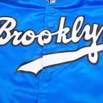 CHAMARRA KLYN DODGERS BIG LOGO SATIN JACKET ROYAL BLUE en STOCK