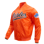 CHAMARRA IMORE ORIOLES BIG LOGO WORLD SERIES SATIN JACKET ORANGE en STOCK