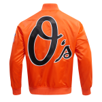 CHAMARRA IMORE ORIOLES BIG LOGO WORLD SERIES SATIN JACKET ORANGE en STOCK