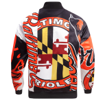 CHAMARRA LTIMORE ORIOLES MASH UP SATIN JACKET WHITE en STOCK