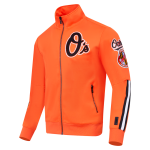 CHAMARRA BALTIMORE ORIOLES CLASSIC MENS DK TRACK JACKET ORANGE en STOCK