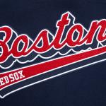 CHAMARRA BOSTON RED SOX SCRIPT TAIL MENS RIB WOOL VARSITY MIDNIGHT NAVY RED MIDNIGHT NAVY en STOCK