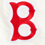CHAMARRA ON RED SOX RETRO CLASSIC RIB SATIN JACKET EGGSHELL MIDNIGHT NAVY en STOCK