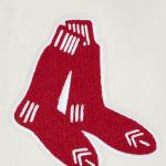 CHAMARRA ON RED SOX RETRO CLASSIC RIB WOOL VARSITY JACKET EGGSHELL MIDNIGHT NAVY en STOCK